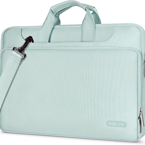 Protective Laptop Shoulder Bag Compatible with MacBook Air/Pro, Notebook - Picture 1 of 6